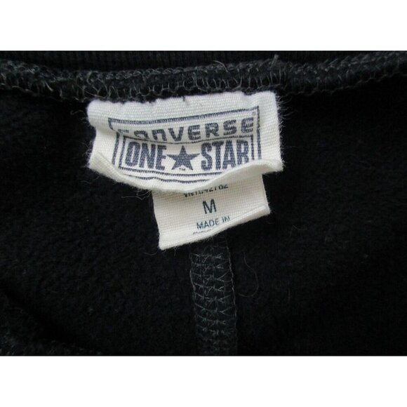 Converse One Star Straight Skirt Women's Medium Black Cotton Pockets Pull On - Picture 3 of 11